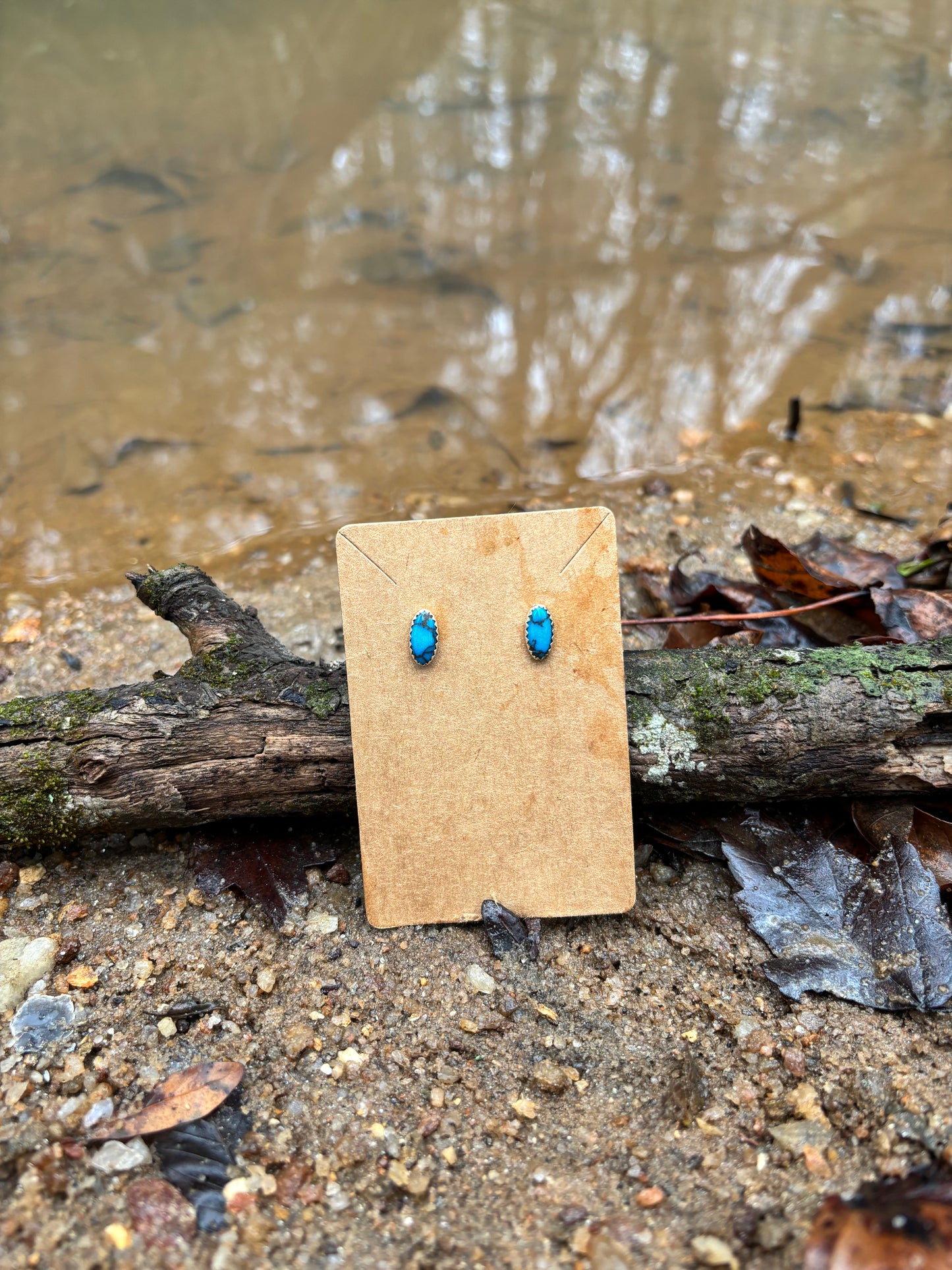 Eqytian Turquoise Studs
