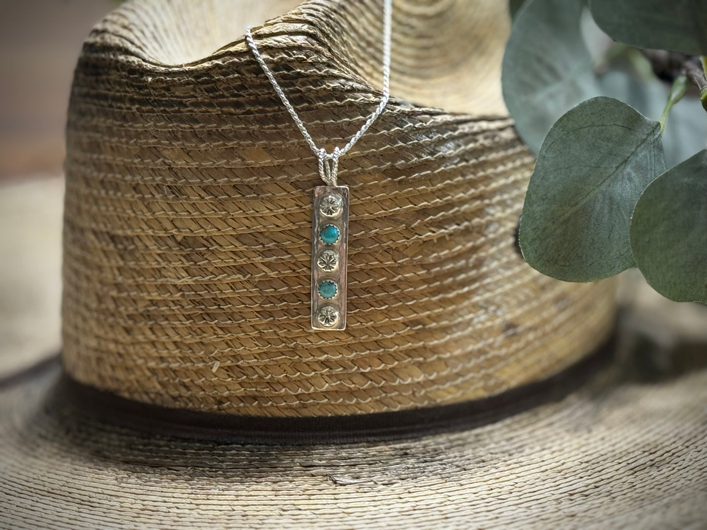 Kingman pendant and 18” chain