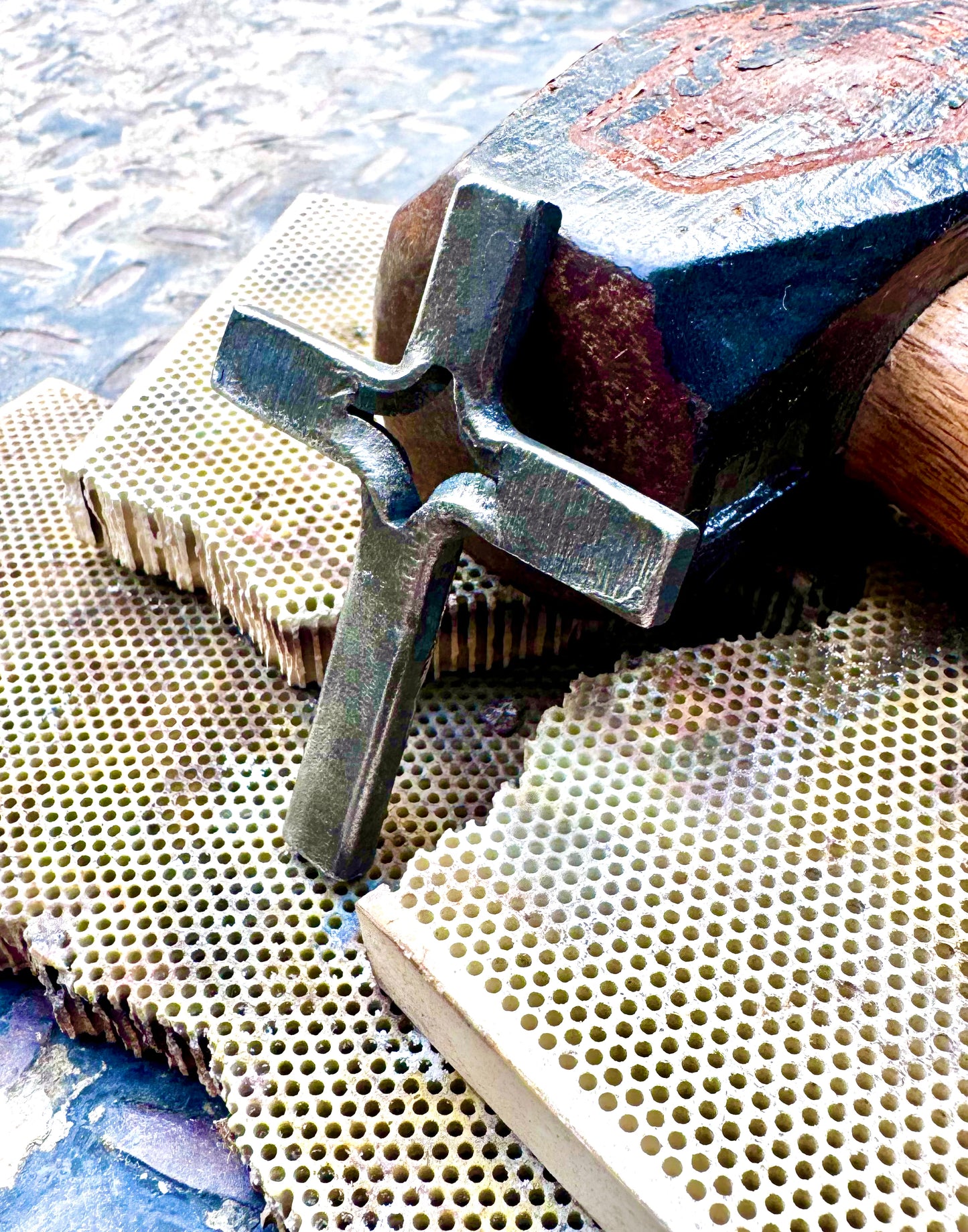 Metal forged cross