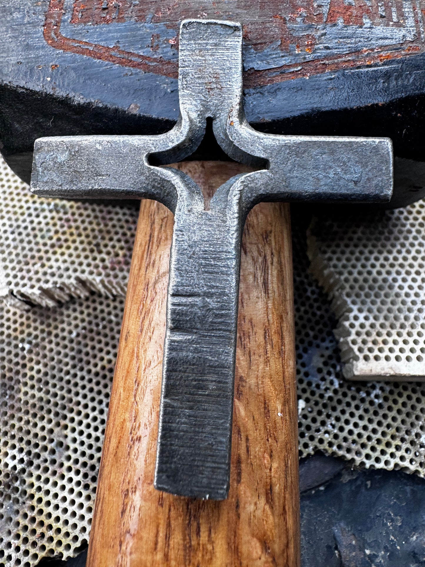 Metal forged cross