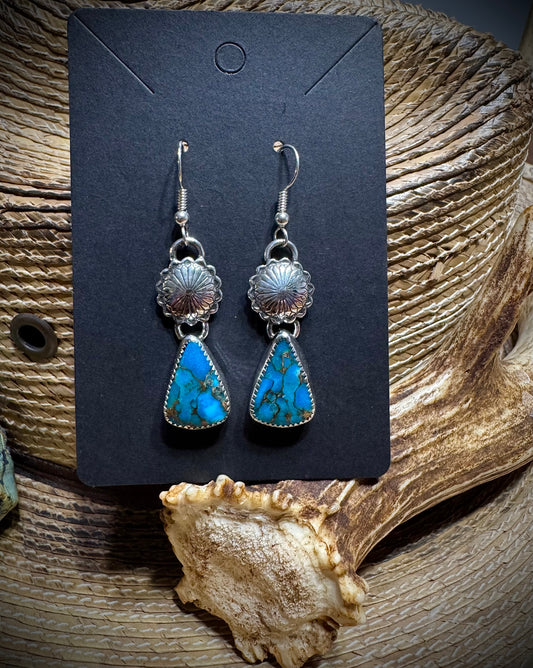 Dangly  Concho Earrings