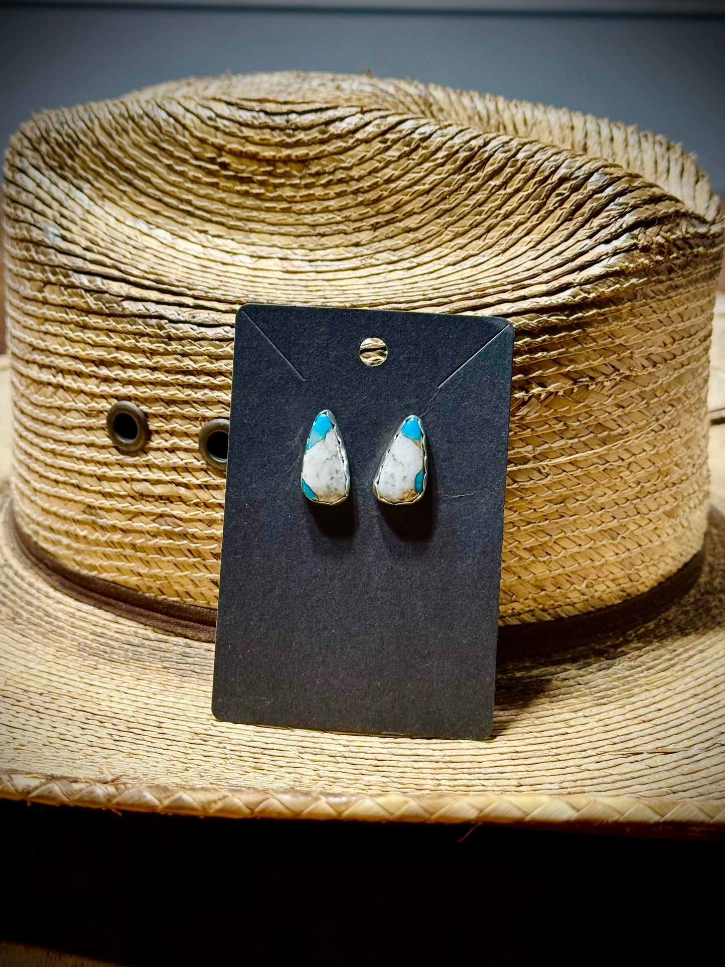 Sterling Silver & Turquoise Studs