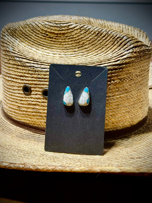 Sterling Silver & Turquoise Studs