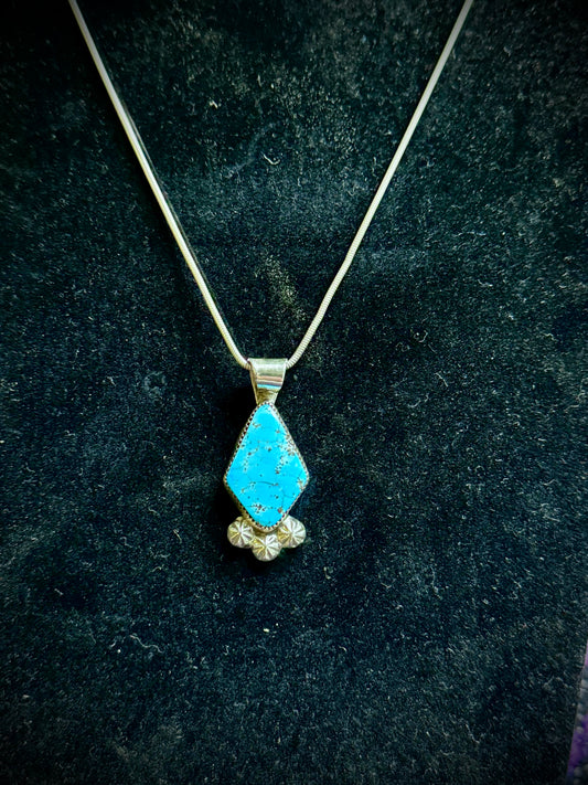 Blue Bird turquoise necklace