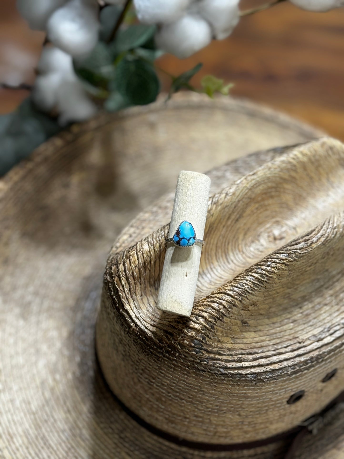 Size 8 adjustable Golden Hills ring