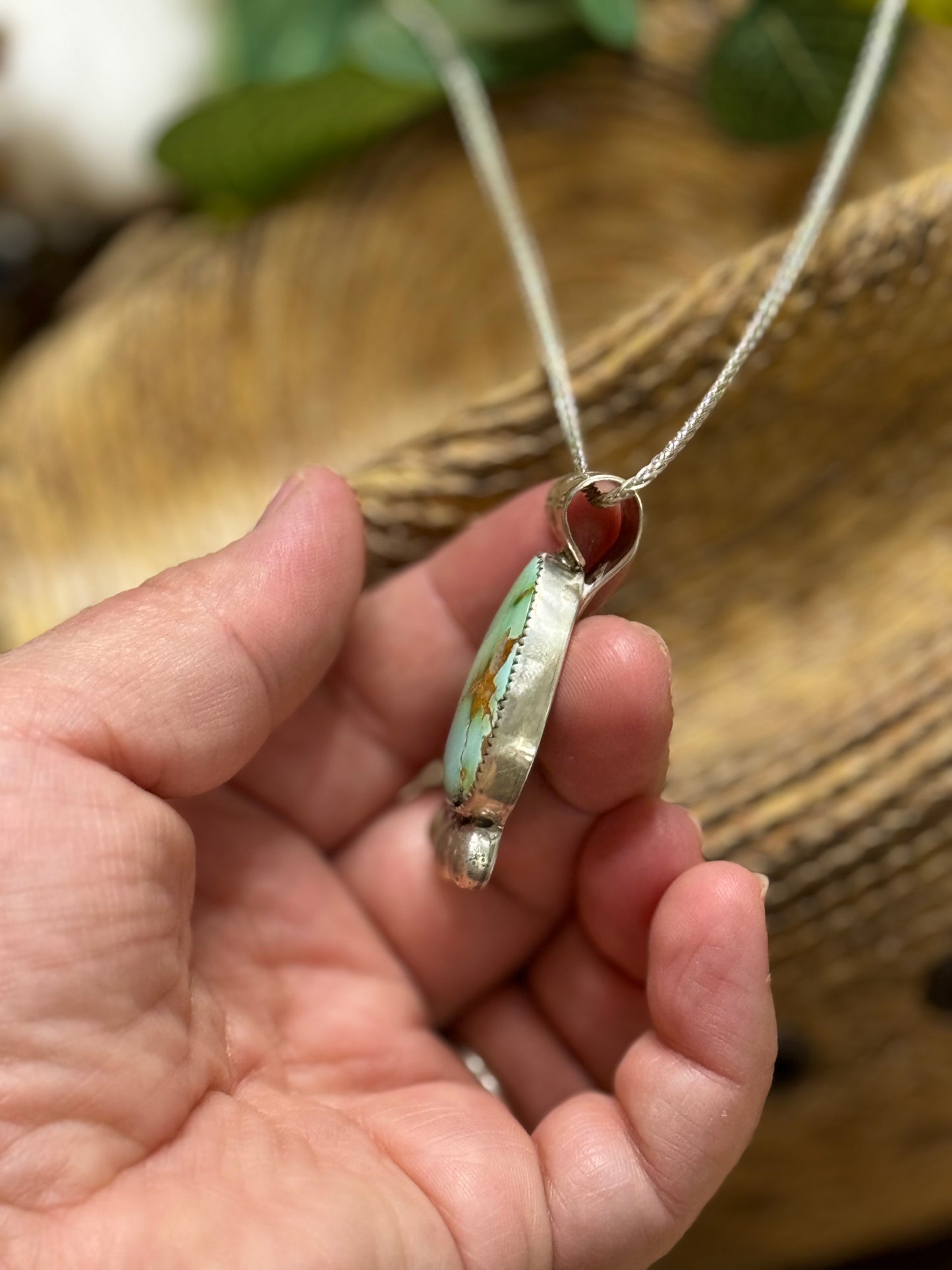 Royston Turquoise Pendant Necklace