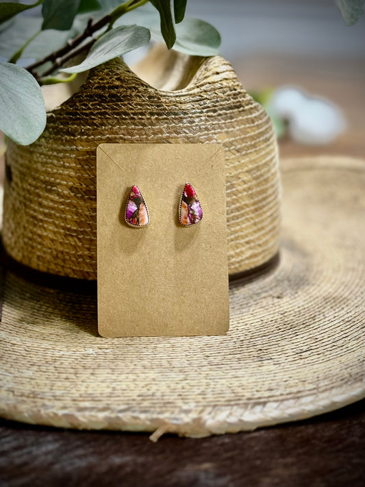 Spiney Oyster Stud Earrings