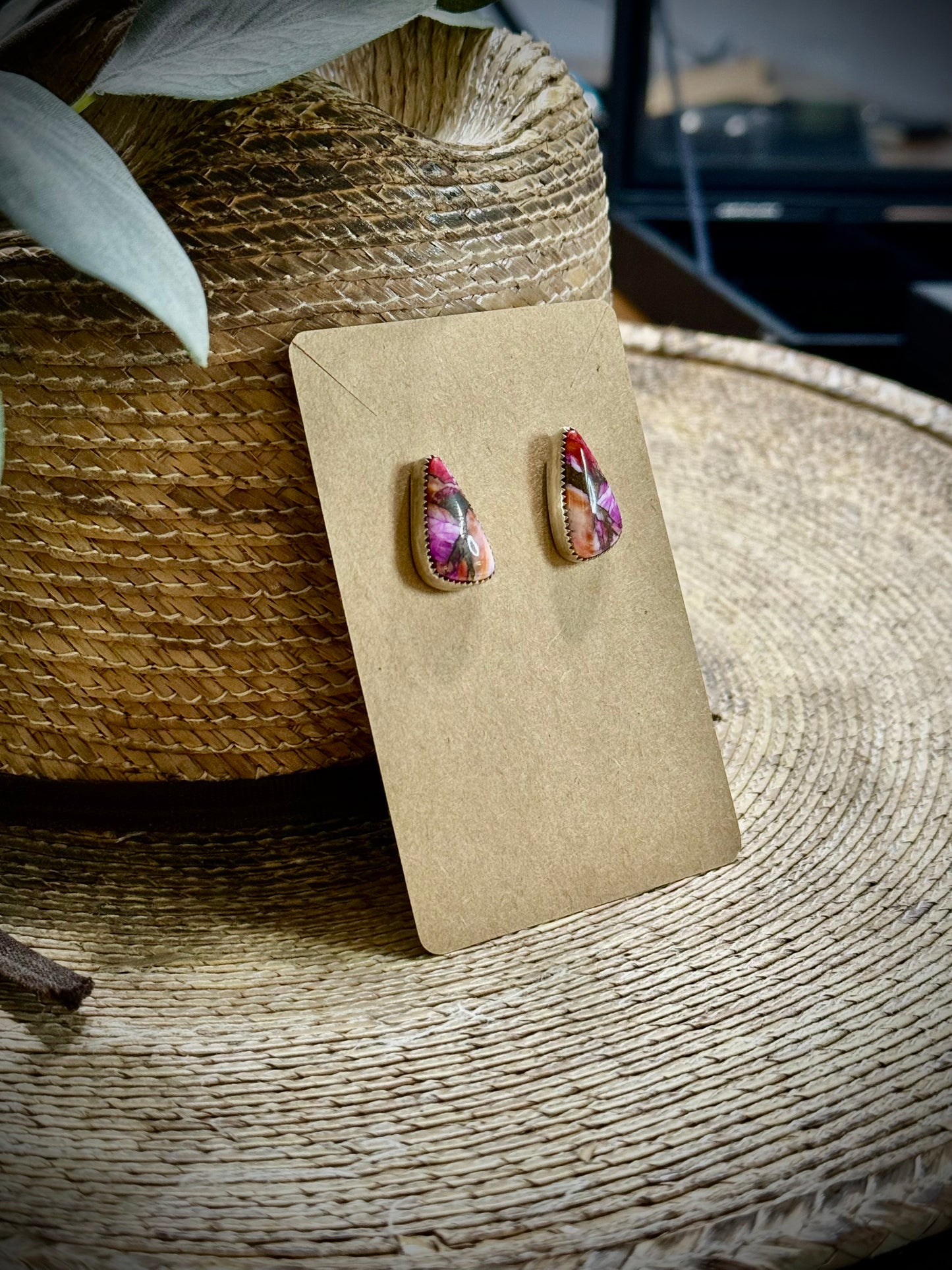 Spiney Oyster Stud Earrings