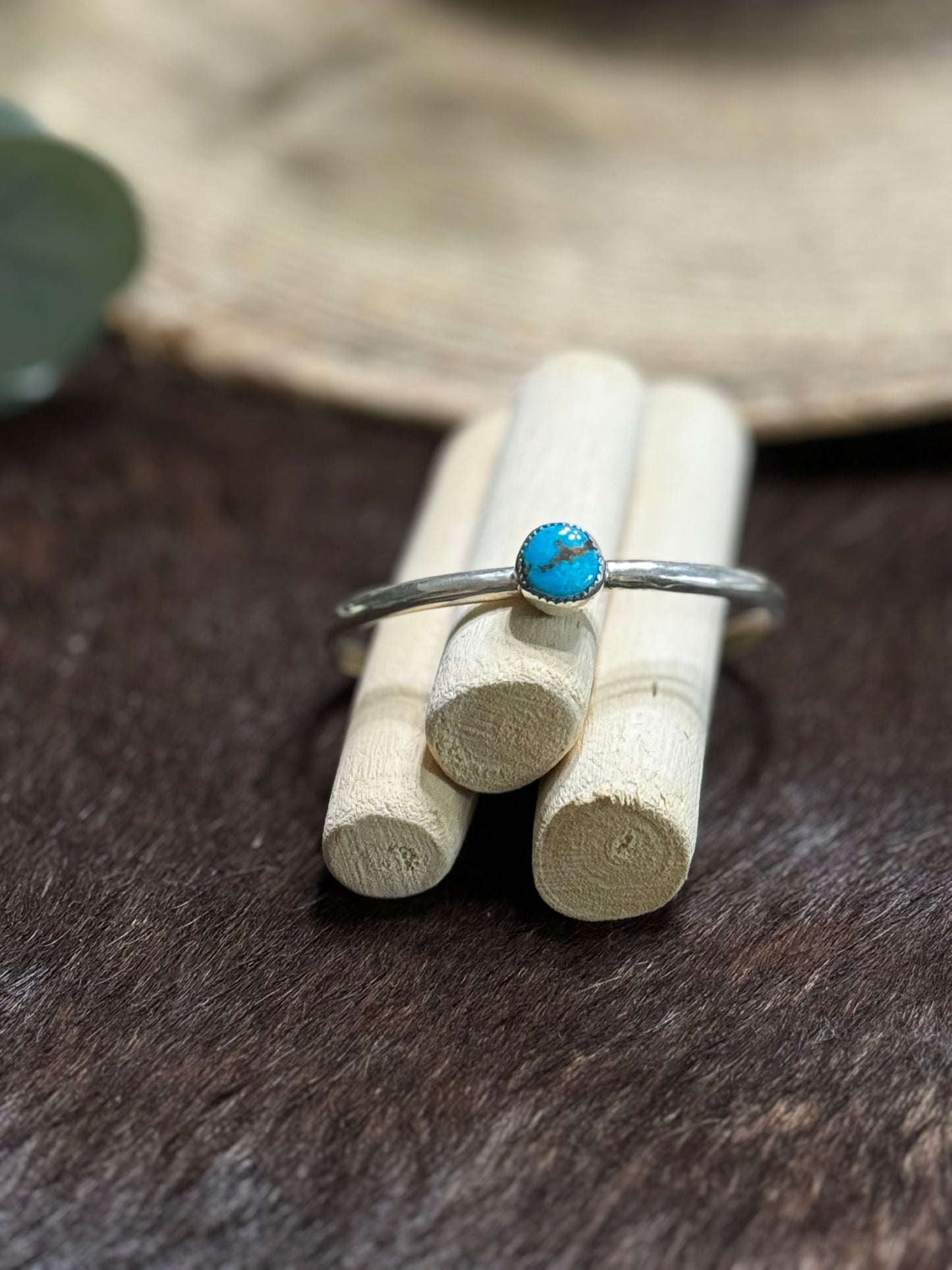 4” Youth White Water Turquoise Bracelet