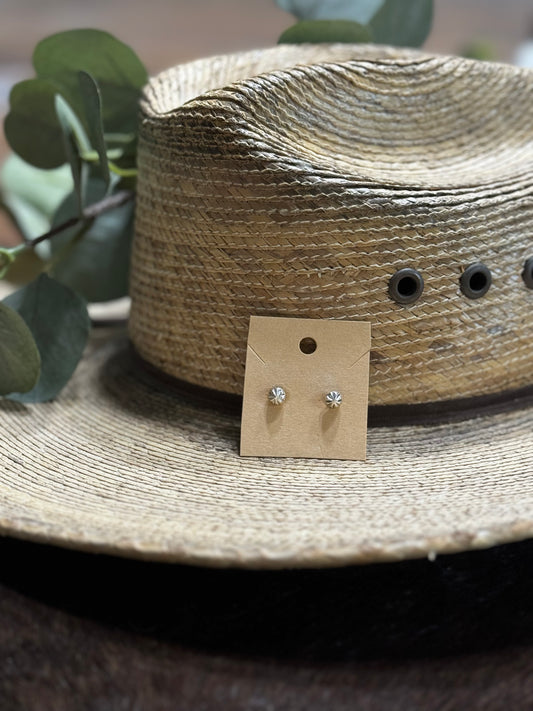 5mm Decorative Sterling silver studs